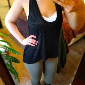 Asymmetrical Tank Top with mostly open back